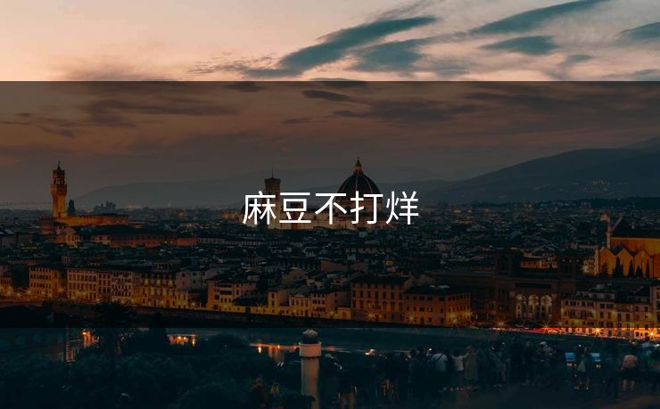 麻豆不打烊