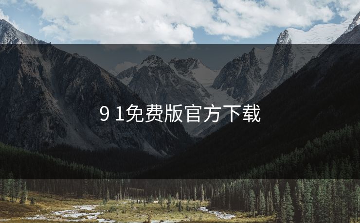 9 1免费版官方下载