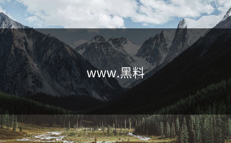 www.黑料 www.黑料